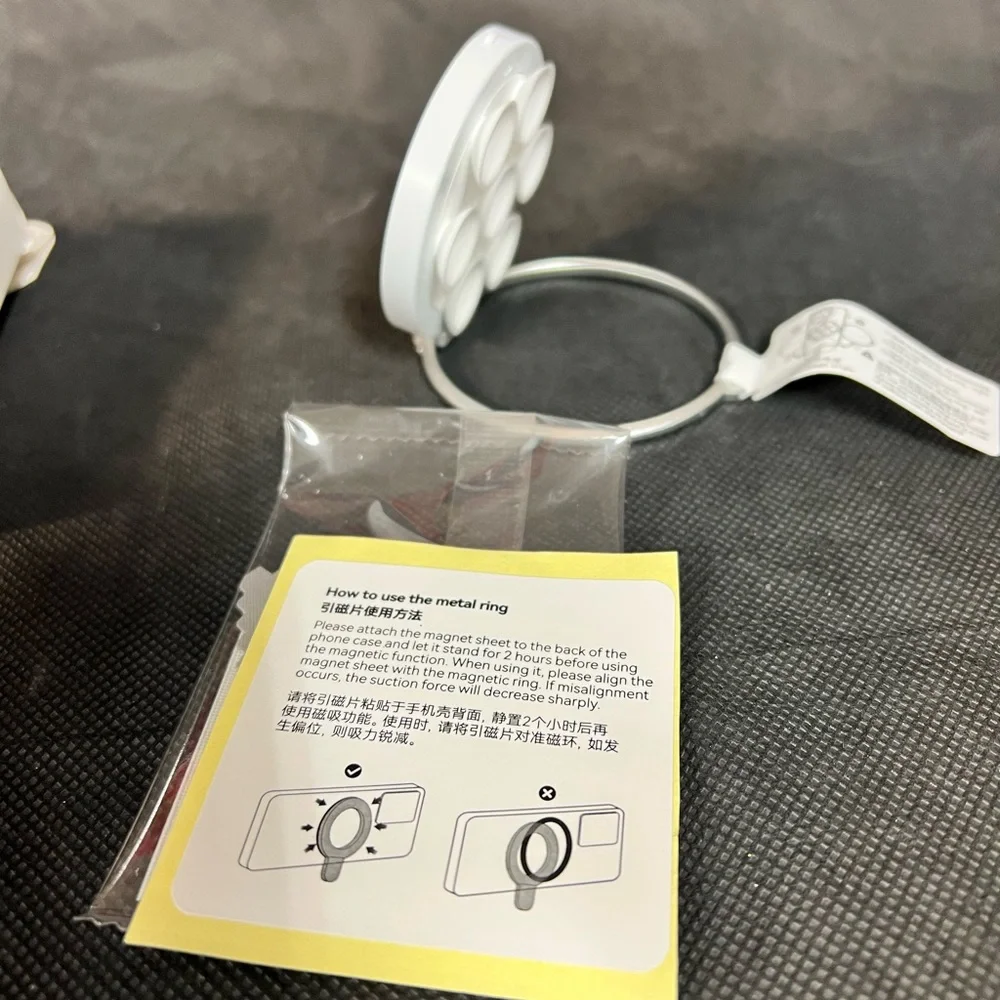 Anti-Slip Magnetic Phone Holder - White